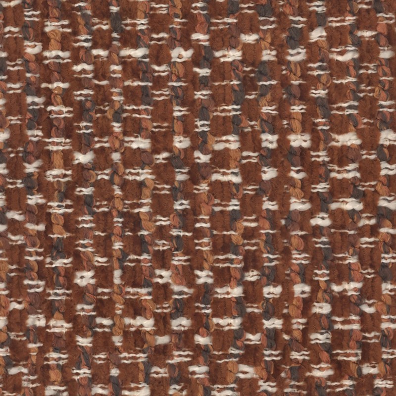 Échantillon de tissu Silencio - Cèdre Brun - 10 x 10 cm
