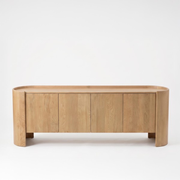 Enfilade en bois de chêne massif 210 cm - Lago