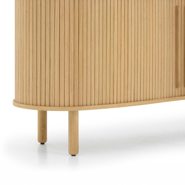 Bahut moderne en bois de chêne 160 cm - Noji