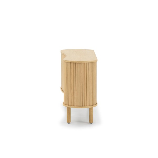 Bahut moderne en bois de chêne 160 cm - Noji