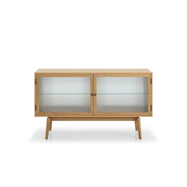 Buffet de salle à manger en bois de chêne 130 cm - Elin