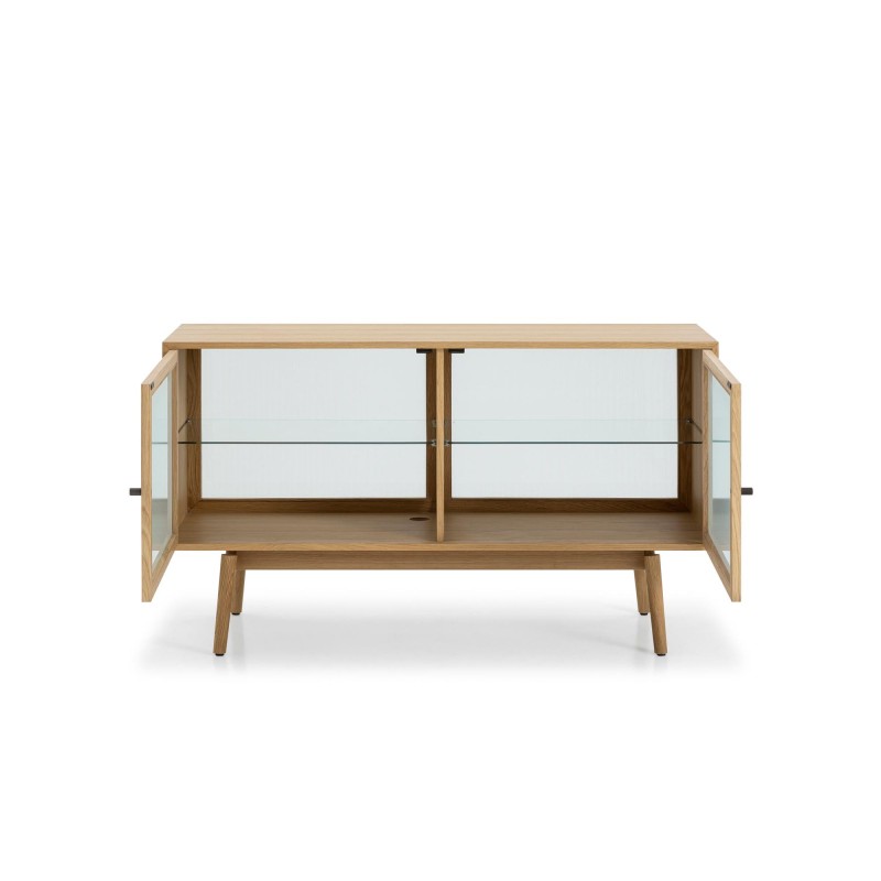 Buffet de salle à manger en bois de chêne 130 cm - Elin