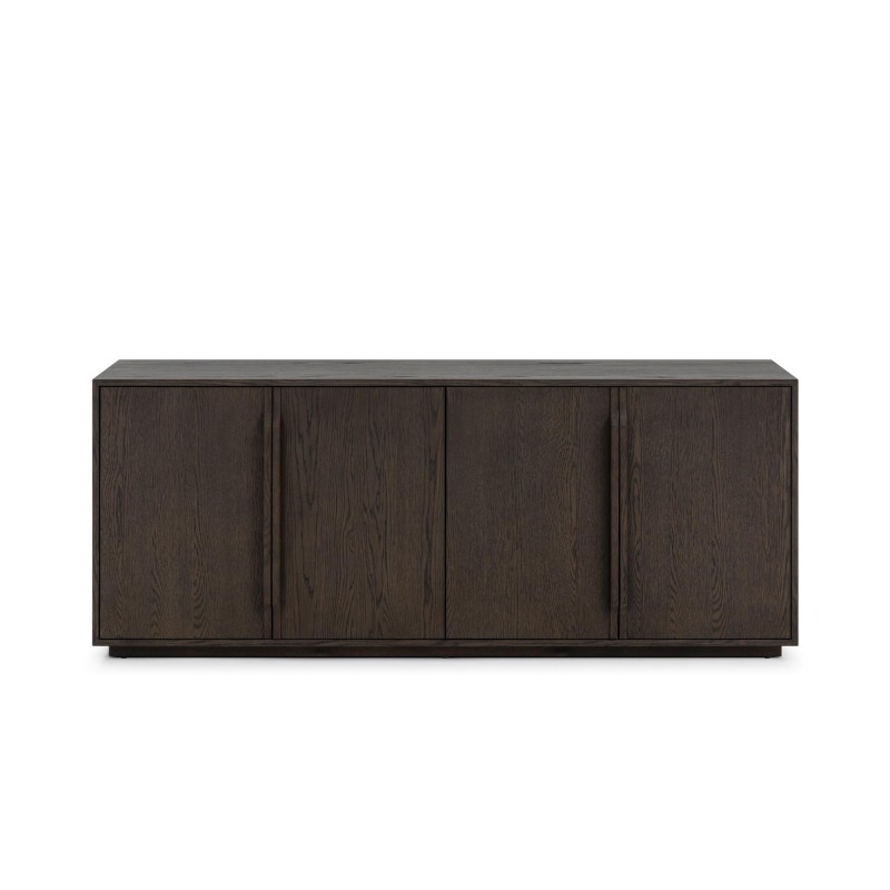 Enfilade en bois foncé de chêne 185 cm - Oria