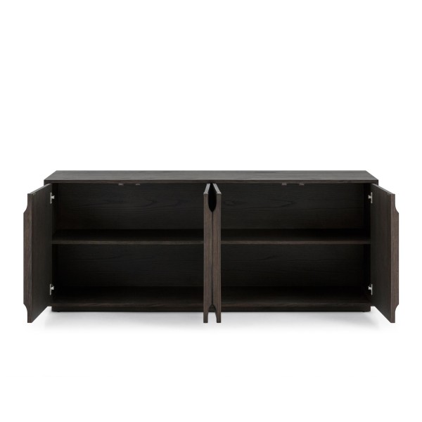 Enfilade en bois foncé de chêne 185 cm - Oria