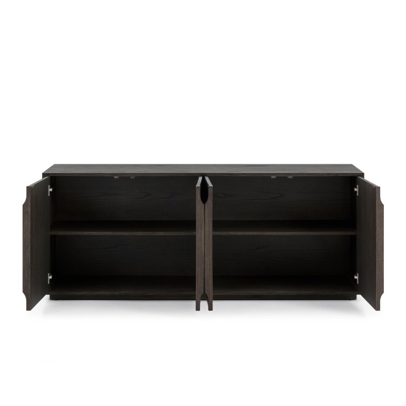 Enfilade en bois foncé de chêne 185 cm - Oria