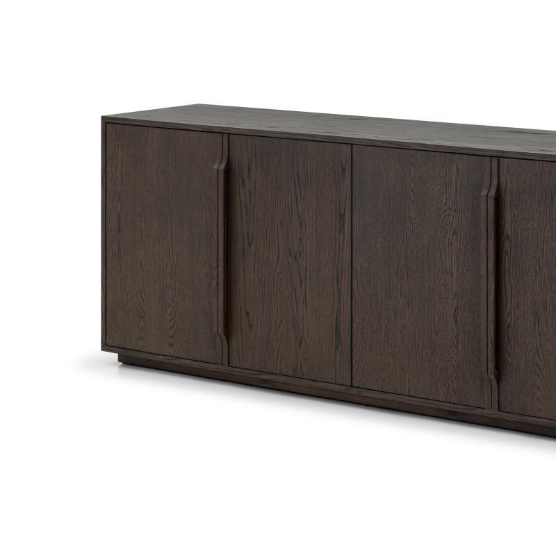 Enfilade en bois foncé de chêne 185 cm - Oria