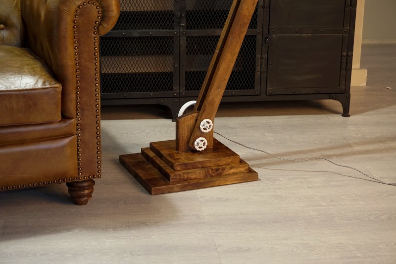 Lampe industrielle sur pied Acrobat WHITE