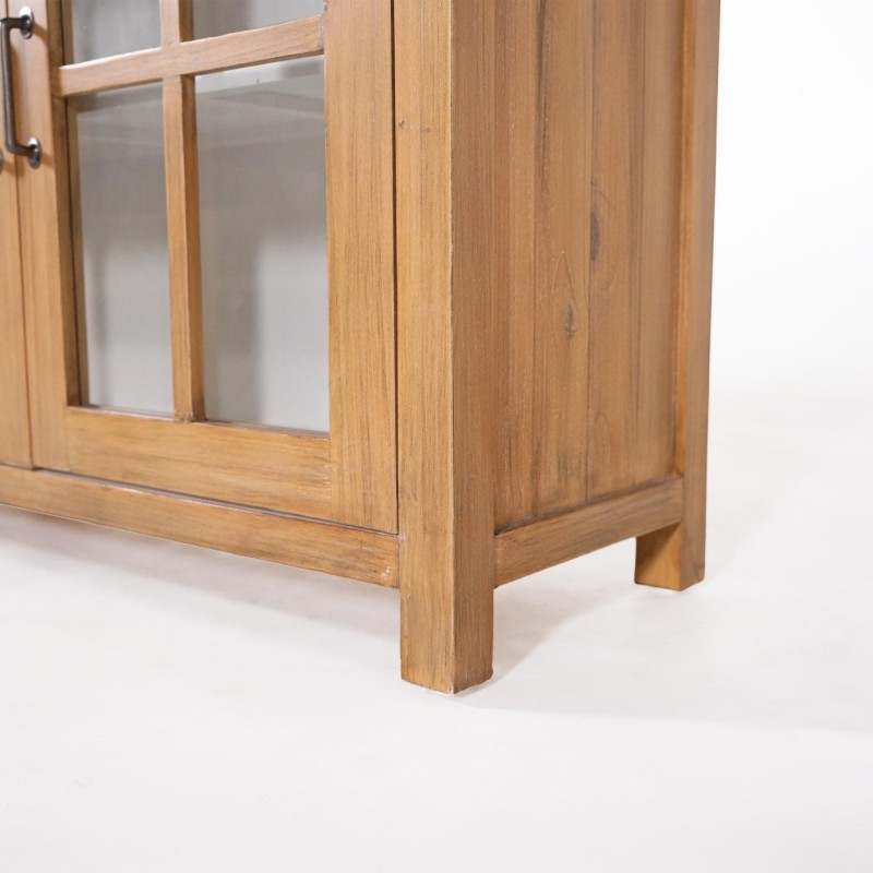 Enfilade en bois massif naturel de pin 210 cm - Ashford