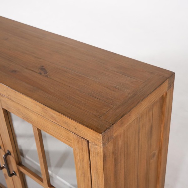 Enfilade en bois massif naturel de pin 210 cm - Ashford