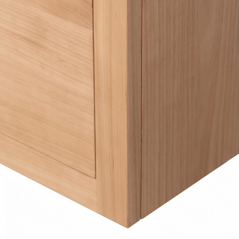 Meuble de salle de bain double vasque en bois massif - Sylva