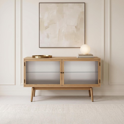 Buffet de salle à manger en bois de chêne 130 cm - Elin