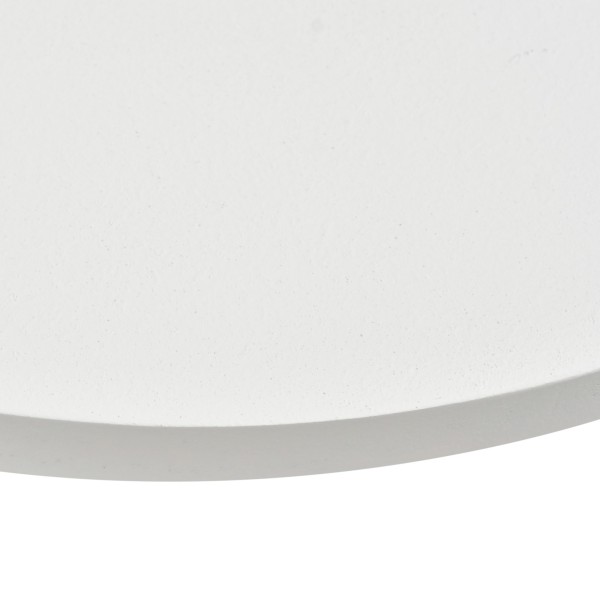Table basse design blanche en marbre composite - Arco