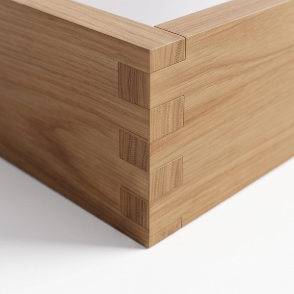 Miroir rectangulaire 80 cm cadre en bois massif avec emplacement lampes