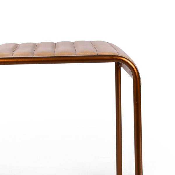 Chaise en cuir marron - Back to school