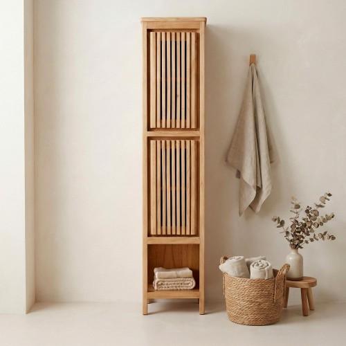 Colonne de salle de bain en bois massif - Rohini
