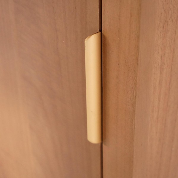 Colonne de salle de bain en bois massif de teck suspendue - Sylva