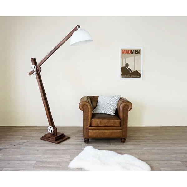 Lampe industrielle sur pied Acrobat