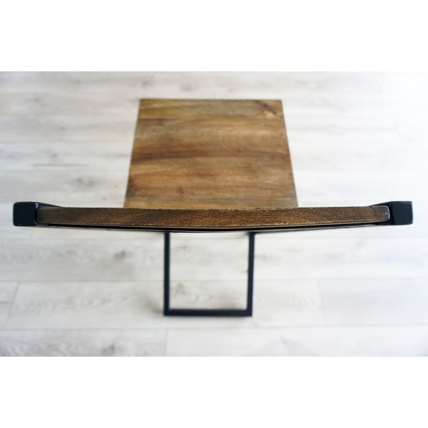 Chaise de bar bois et métal LINEA