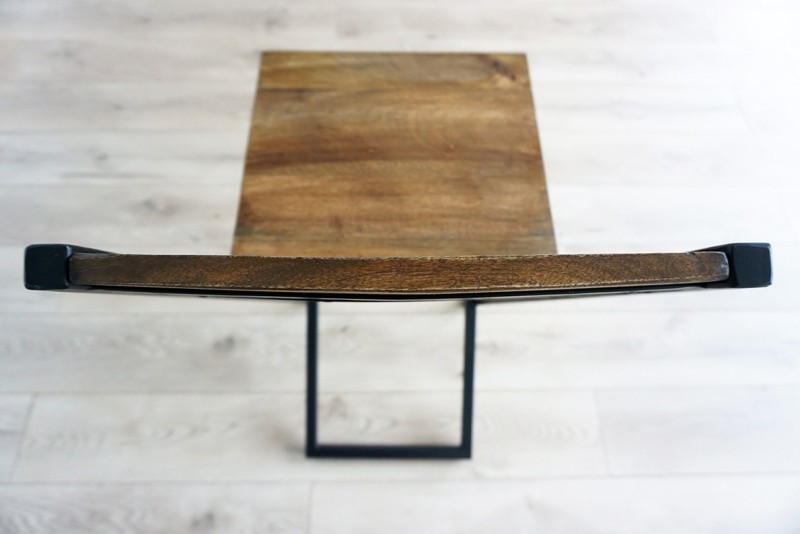 Chaise de bar bois et métal Linea