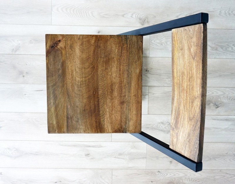 Chaise de bar bois et métal Linea