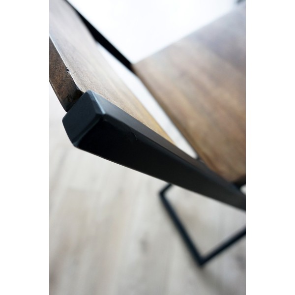 Chaise de bar bois et métal LINEA