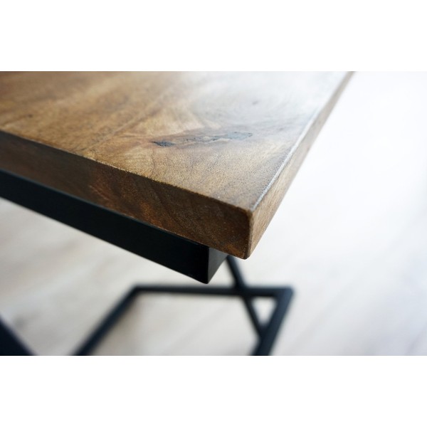 Chaise de bar bois et métal LINEA