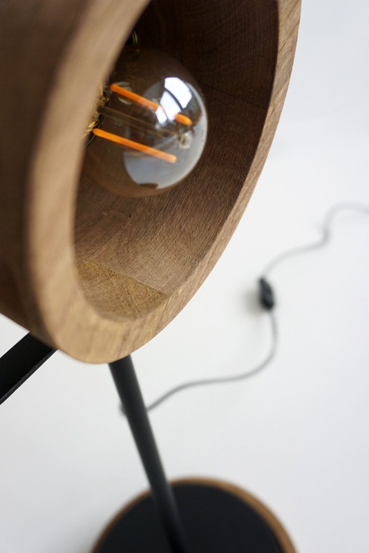 Lampe à poser bois et métal - Woody