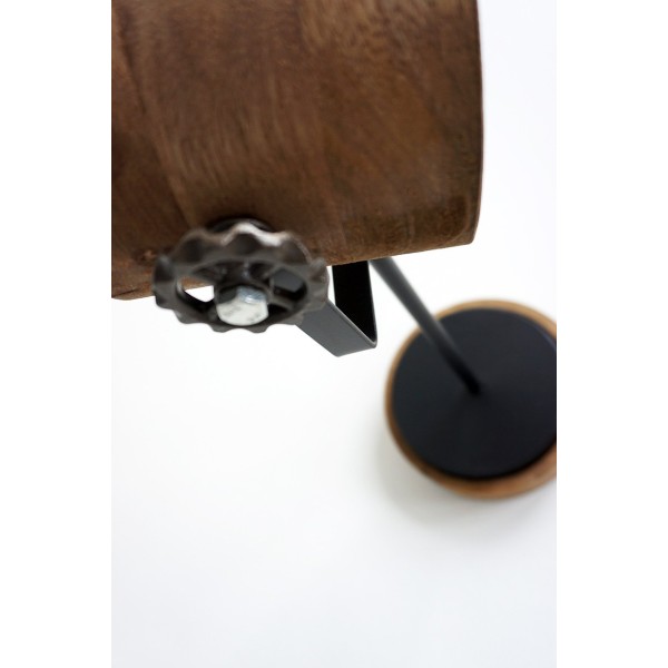 Lampe industrielle sur pied bois et métal - Woody