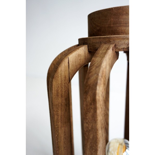Lanterne artisanale en manguier 46 cm