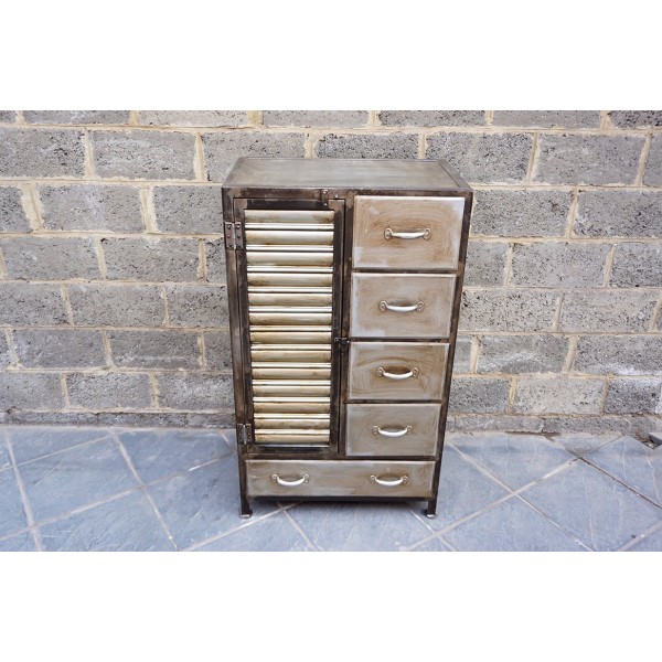 Buffet industriel finition antique