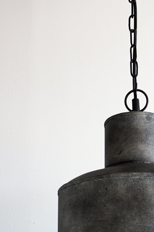 Suspension industrielle en métal 28 cm - Berlin