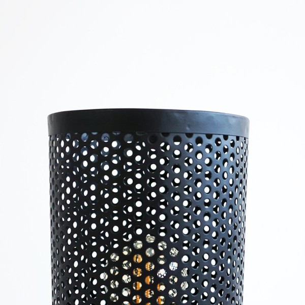 Lampadaire industriel en métal noir 55 cm - Candle