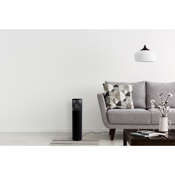 Lampadaire industriel en métal noir 55 cm - Candle