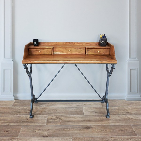 Console bois et métal