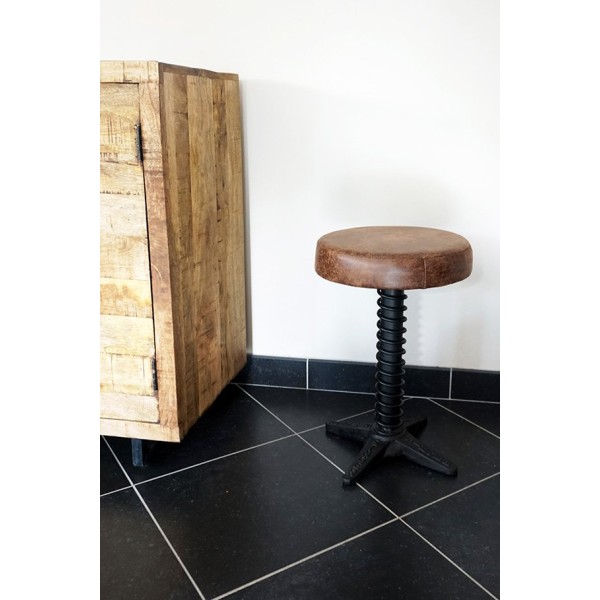 Tabouret industriel ressort