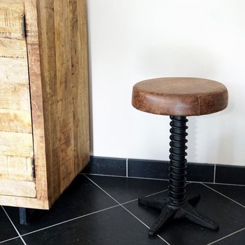 Tabouret industriel ressort