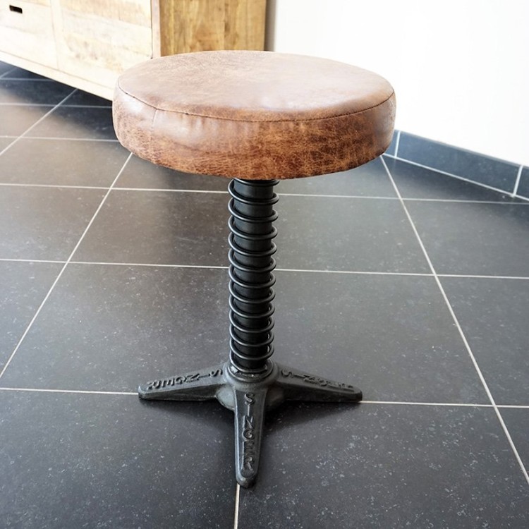 Tabouret industriel ressort