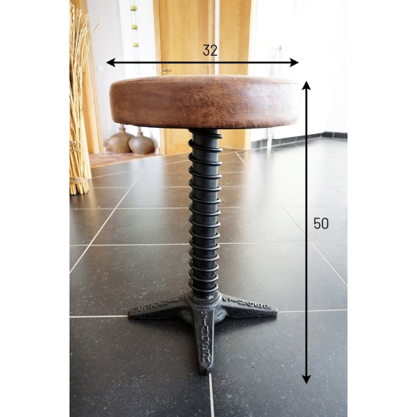 Tabouret industriel ressort