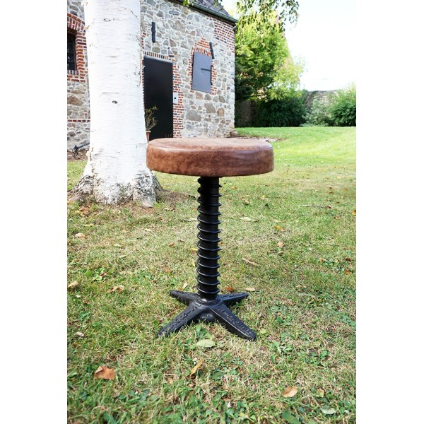 Tabouret industriel ressort