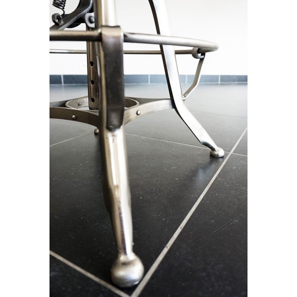 Tabouret industriel cuir