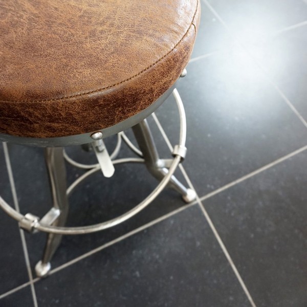 Tabouret industriel cuir