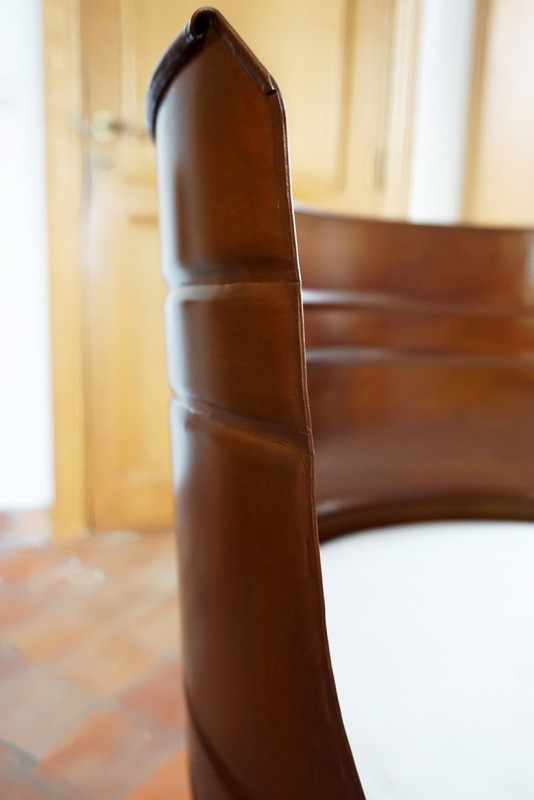 Fauteuil industriel bidon bronze