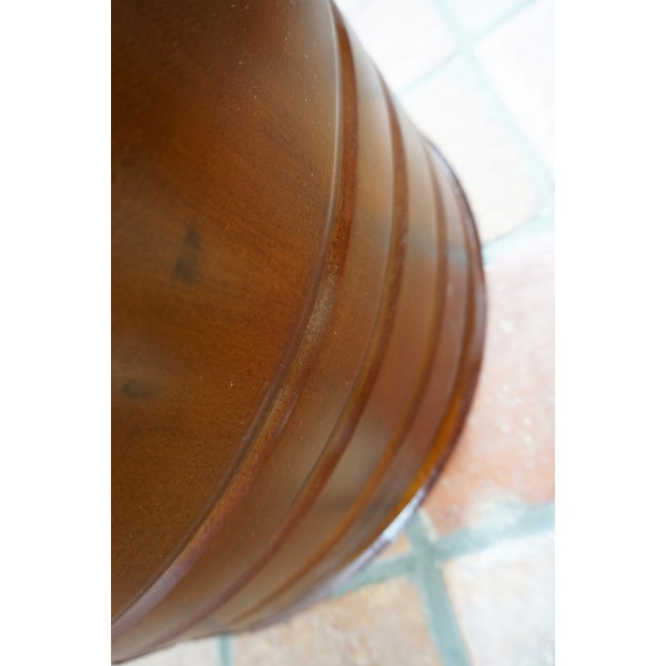 Fauteuil industriel bidon bronze