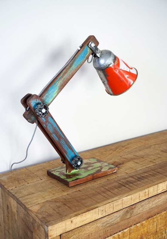 Lampe à poser industrielle recycled