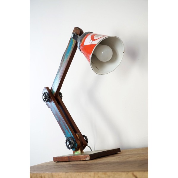 Lampe à poser industrielle recycled