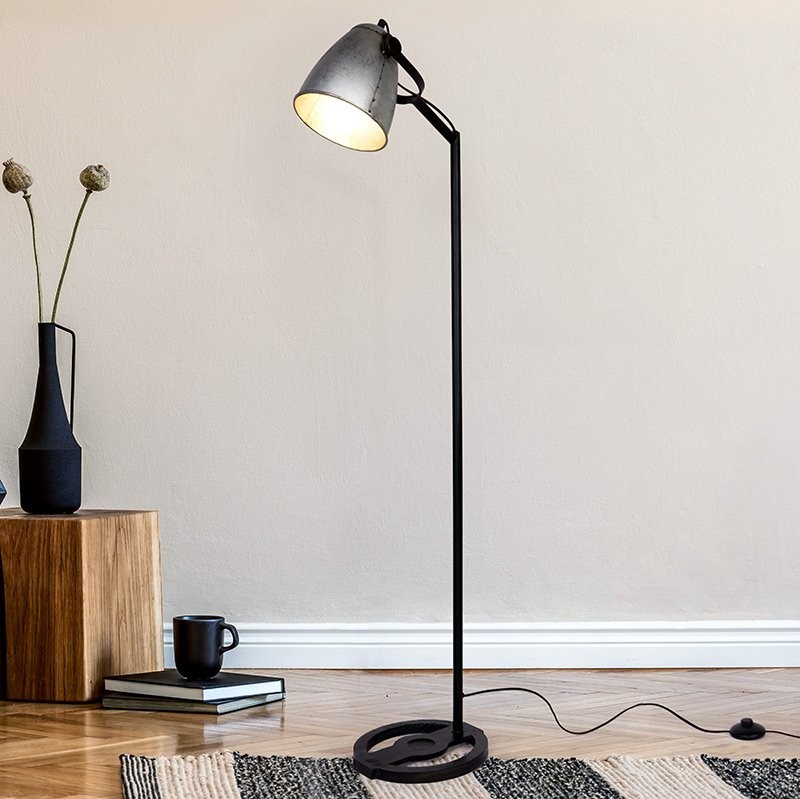 Lampe sur pied industrielle - Indiana