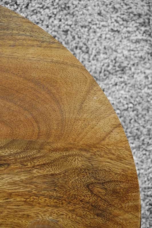 Table basse ronde avec pieds en métal - Touch