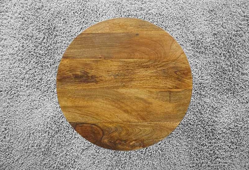 Table basse ronde avec pieds en métal - Touch