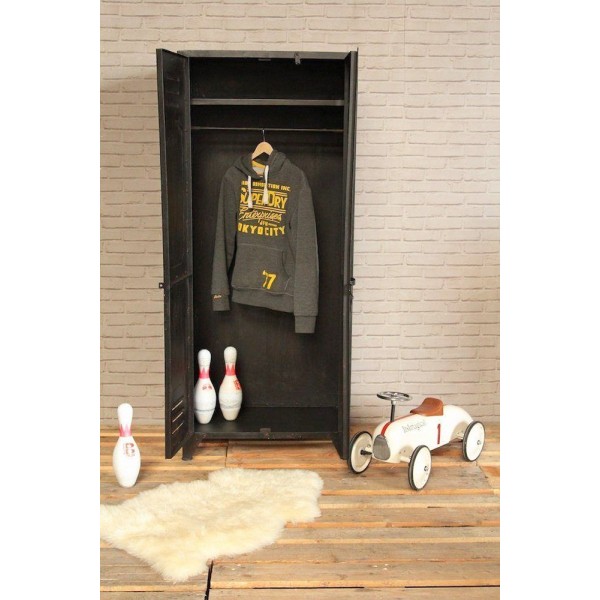 Vestiaire industriel carbone