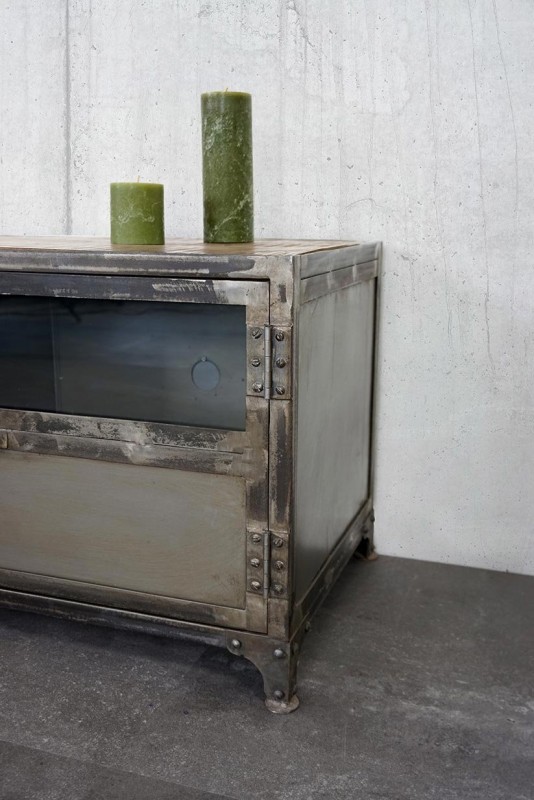 Meuble TV industriel Bois & Métal